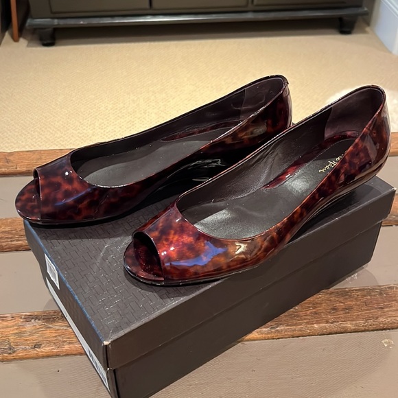 Cole Haan Tortoise Patent Ballet Woman’s Shoe - Picture 3 of 8